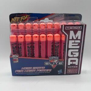 Nerf N-Strike Elite MEGA Whistler Darts 20-Pack – New (Box Damaged)